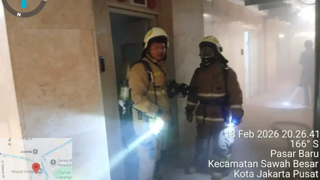 Kebakaran Ruang Server CCTV Landa Masjid Istiqlal