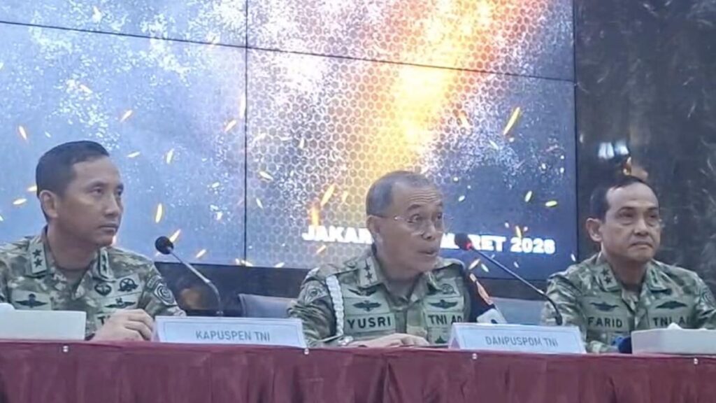 4 Anggota TNI Ditahan Terkait Kasus Penyiraman Air Keras